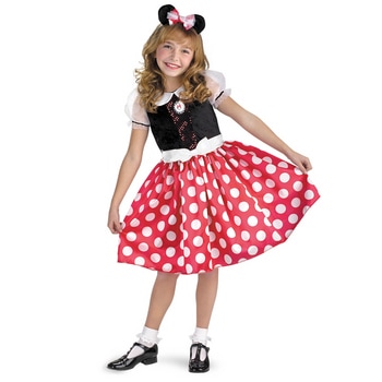 コスプレ 仮装 ミニーマウス クラシック 子供用 XS(3T-4T) 【 コスプレ 衣装 ハロウィン 仮装 コスチューム 子供 アニメ ディズニー グッズ キッズ ミニーマウス 女の子 子ども用 正規