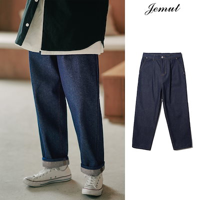 【JEMUT】Monts raw denim pants Qoo10] ジェモッ [JEMUT] Monts raw de : レディース服