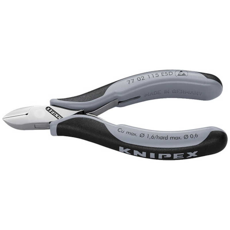 KNIPEX社　ESD精密用ニッパｰ 115mm　7702115ESD