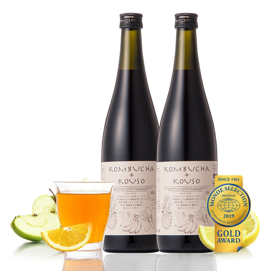 お買い得2本セット コンブチャ＋酵素ドリンク 720ml クレンズ　ダイエットドリンク ファスティング