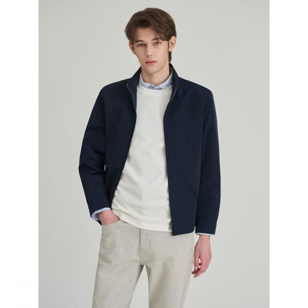 [ロガディス] ポリスタンカラーショートブルゾンネイビー (RY5239P04R)