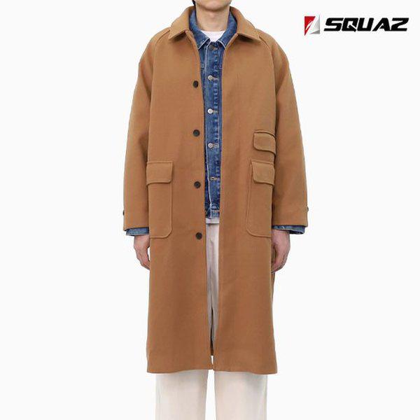 男性アウター 冬 롱コート ウール混紡 ラグランコート SOID009