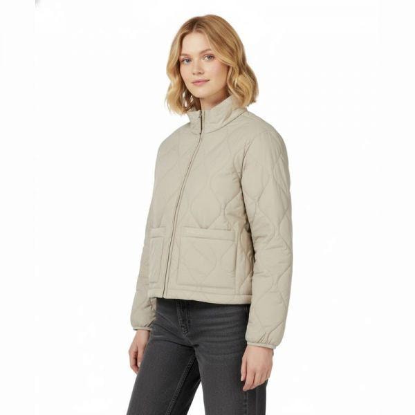 SNOWPEAK APPAREL リサイクルキルティング 여성 ジャケット S24WWFPJ03 ベージュ