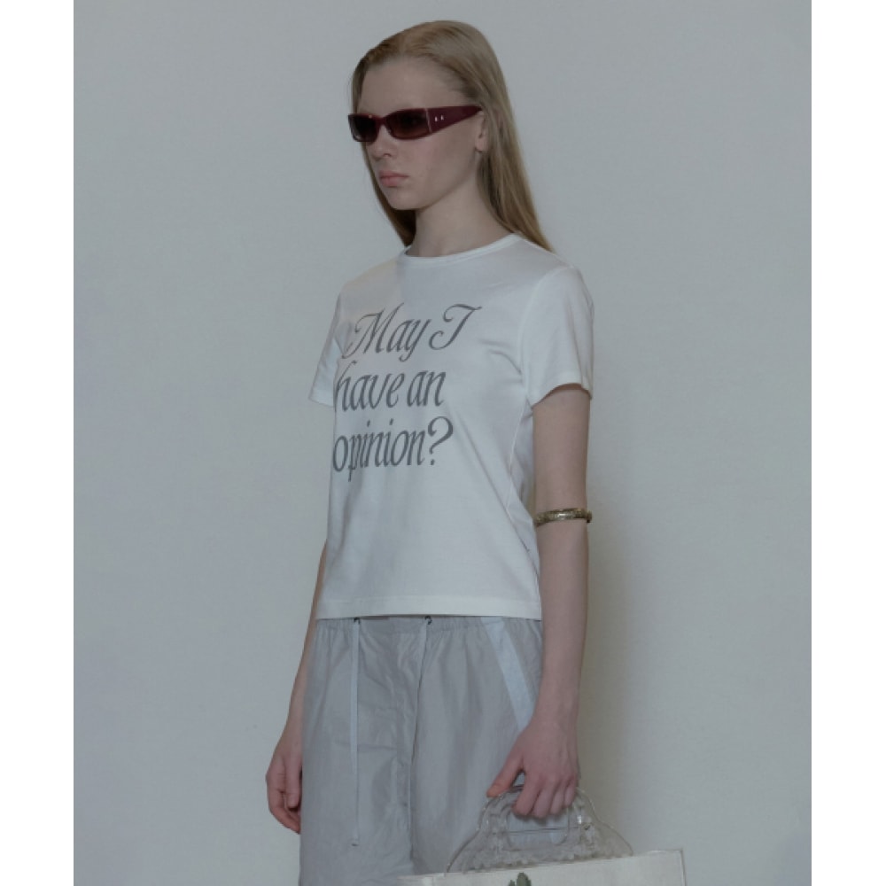 スカルプターオピニオンTシャツホワイト