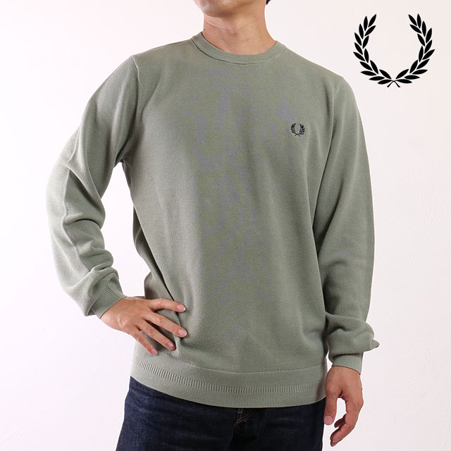 ピケステッチジャンパー [K1309-Z16] PIQUE STITCH JUMPER メンズ トップス セーター クルーネックニット BAYLEAF 正規取扱店
