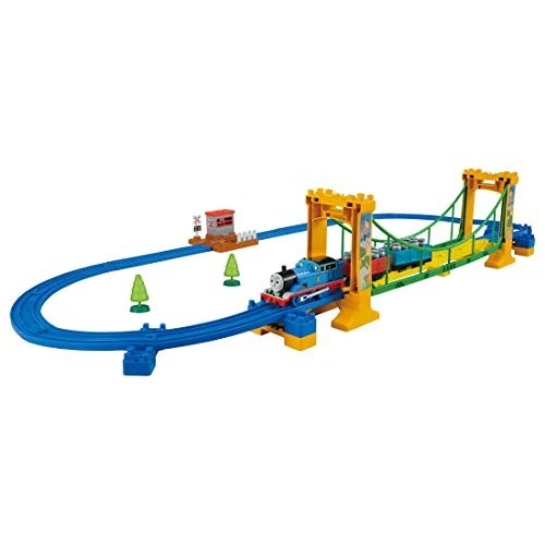 『 プラレール トーマス きかんしゃトーマス ぐらぐらつり橋セット 』 電車 列車 おもちゃ 3歳以上 男子用 玩具安全基準合格 STマーク認証