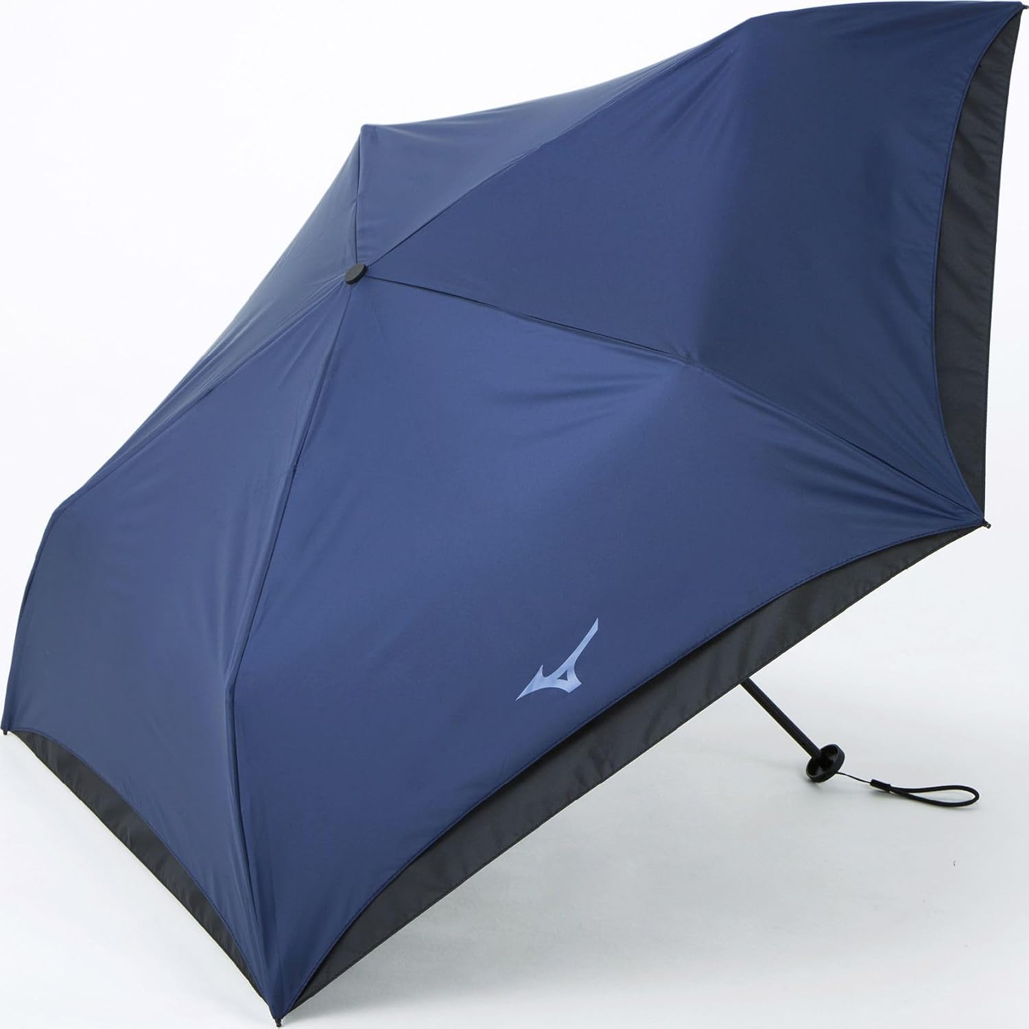MIZUNO(ミズノ) 日傘 折りたたみ傘 トゥエンティアンダーアンブレラ ユニセックス 晴雨兼用 マイナス2℃傘 UVカット率99％ ダブルシェード構造 親骨長さ約5cm 収納袋付