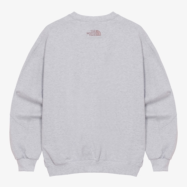 ノースフェイス ミニボックススティッチスウェットシャツ グレーL