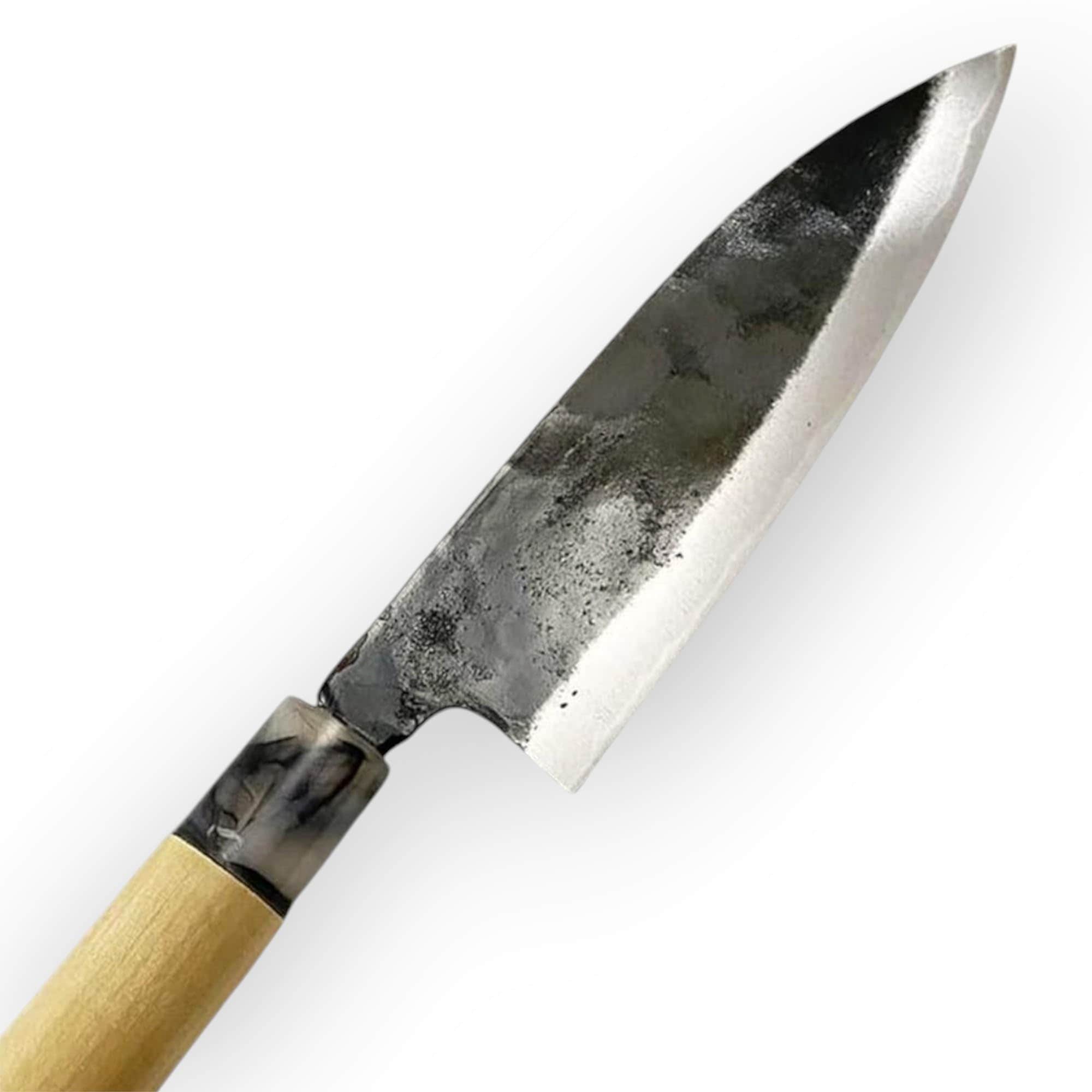 出刃包丁 魚 さばき 手造り 両刃 刃渡り 150mm 包丁 日本製