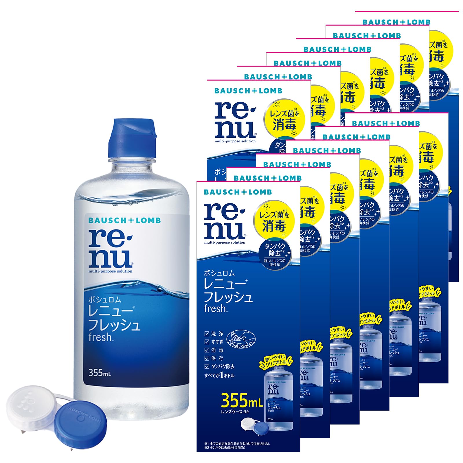 【12箱セット】ボシュロム レニュー フレッシュ 355mL