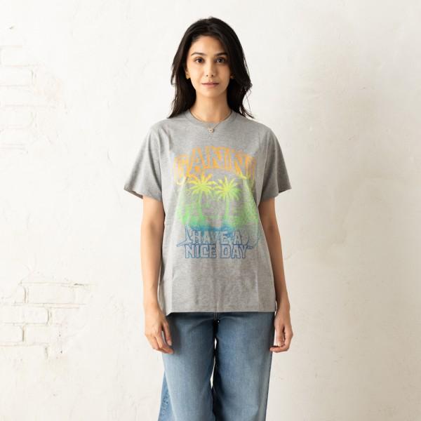 Tシャツ カットソー グレー レディース T3920 921