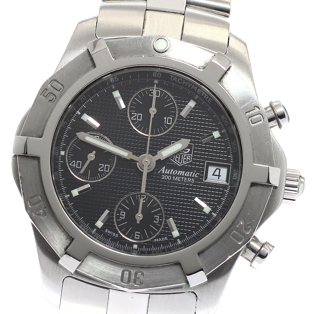 タグホイヤー TAG HEUER CN2111 エクスクルーシブ デイト クロノグラフ 自動巻き メンズ _934962【中古】