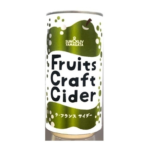 山形食品 フルーツクラフトサイダー ラフランス 缶 200mlx30 メーカー直送