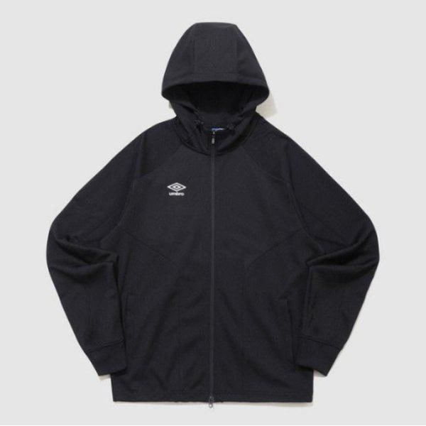 フードジップアップ KQF UQ121SFT11-BLK PTR プレマッチニットフードジップアップ / BLACK