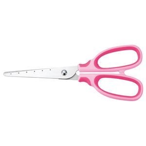 （まとめ） TANOSEE はさみ 刃先先丸 刃渡り65mm ピンク 1本 [x20セット]