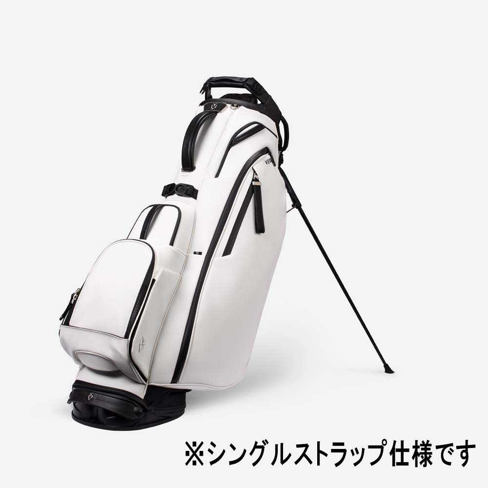 ベゼル VSL-PLY5.0PRO-WH-S PLAYER 5.0 Stand PRO キャディバッグ シングルストラップ（WHITE・9.5型・47インチクラブ対応） VSLPLY50PROWHS
