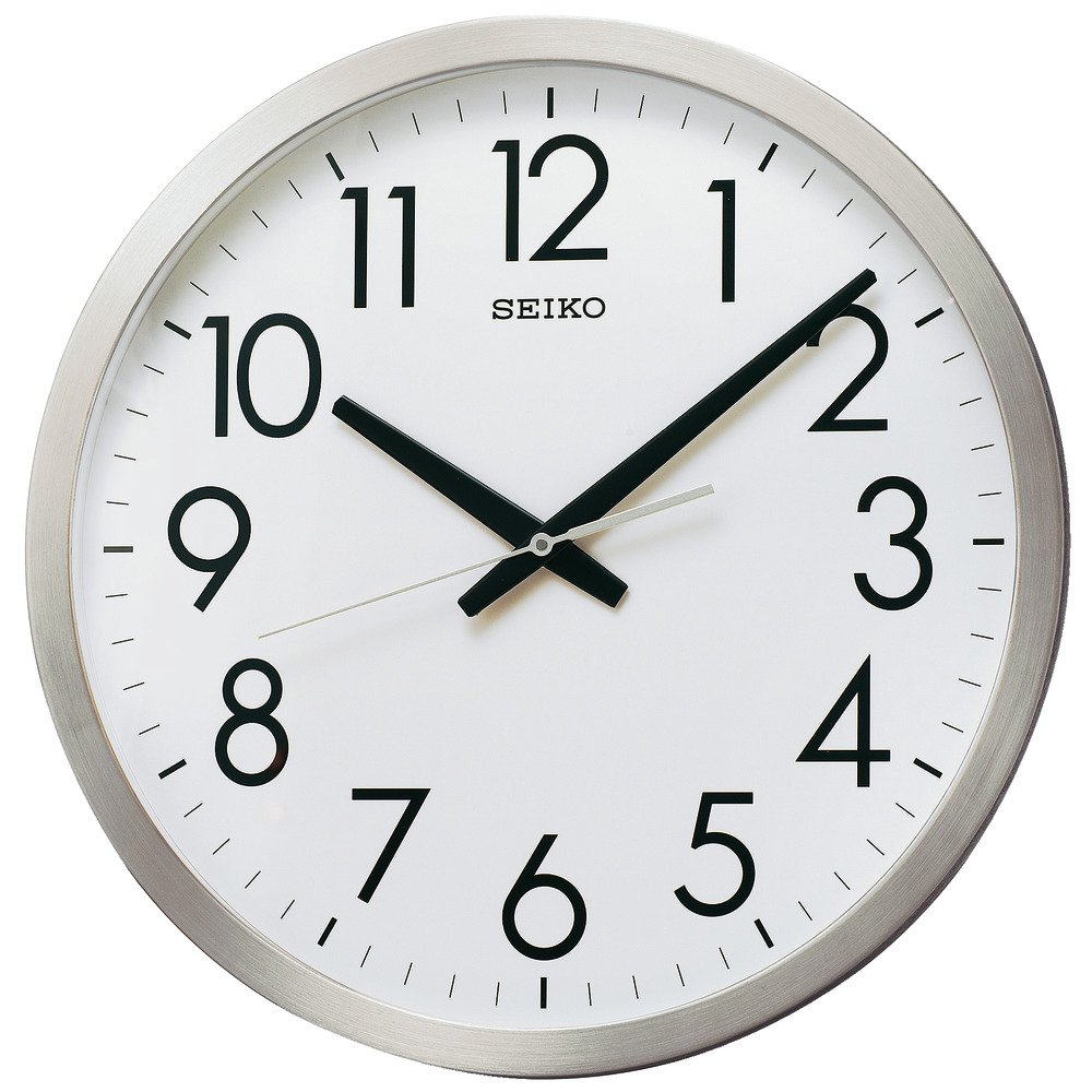 セイコークロック 掛け時計 オフィスタイプ アナログ クオーツ 金属枠 KH409S SEIKO
