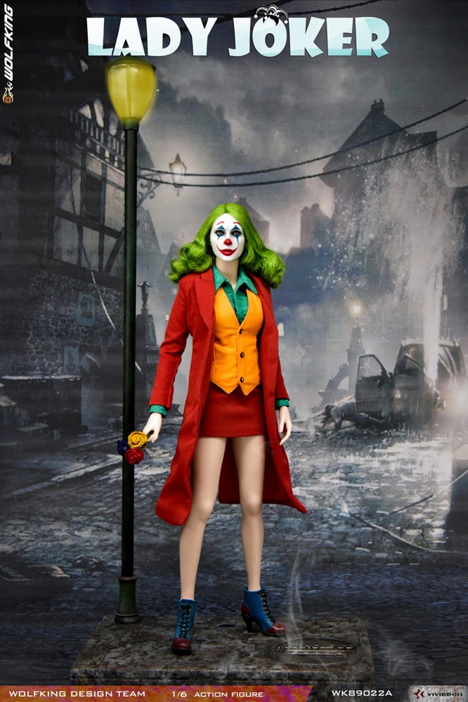 新品未開封WOLFKING 1/6 レディ ジョーカー DX版 Joker フィギュア WK89022A