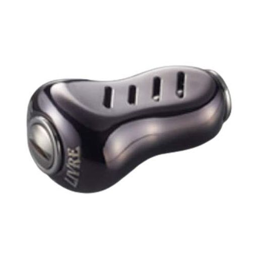 リブレ(LIVRE) 5436 FINO+ (フィーノ プラス) ノブ単品 (1個入り) シマノ・ダイワ共通 ブラウン(IP)&チタン