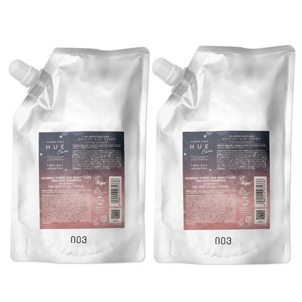 ヒュウ ナイトケア トワイライト シャンプー 500mL 詰め替え ×2個 セット