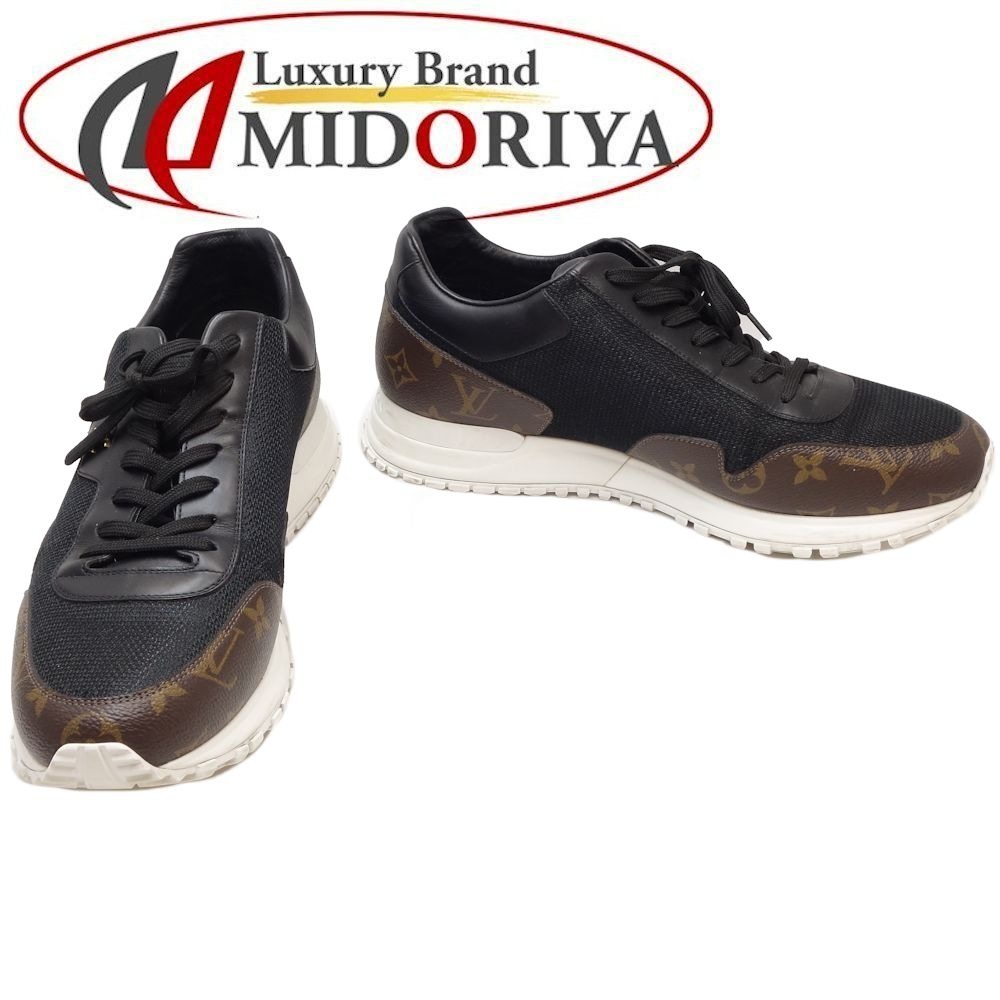 モノグラム ランアウェイ 1A80PT スニーカー ブラウン ブラック / test082727【中古】