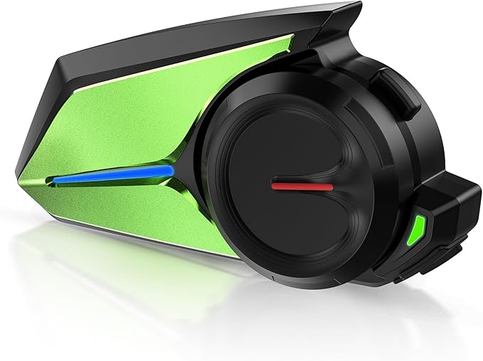 バイク インカム 【2024年アップグレード版 Bluetooth5.3 最大12人接続】 インカムバイク用通信機器 FMラジオ 2000m通信 8s自動応答 33時間連続使用 Siri対応 Hi-F