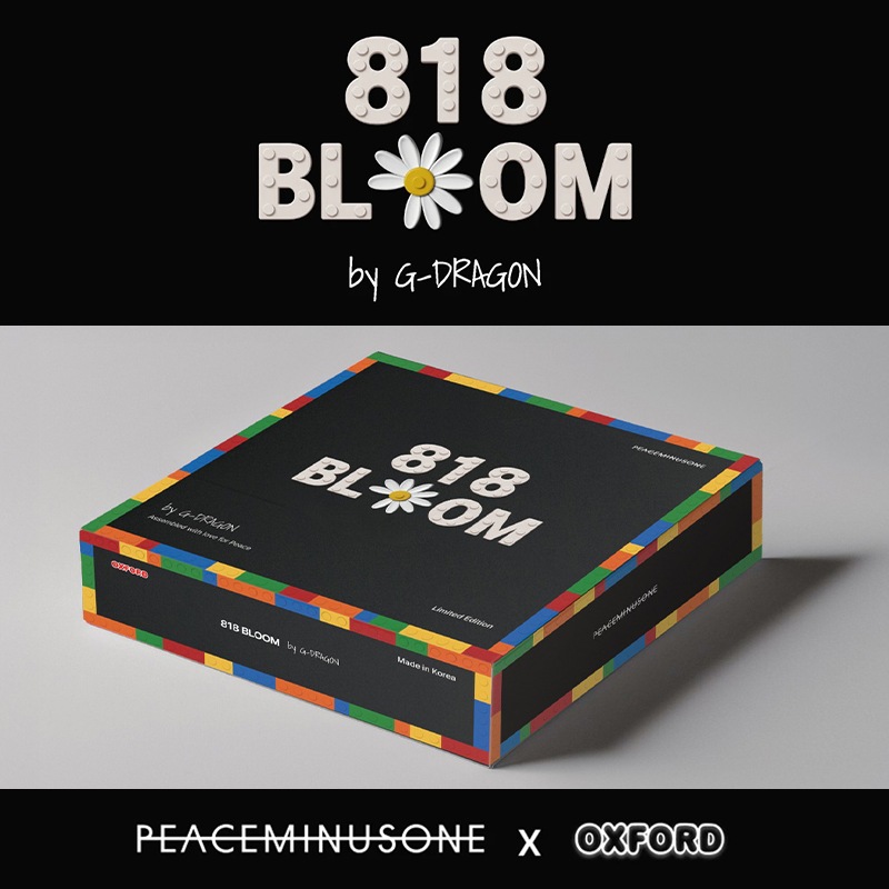 [LIMITED EDITION/限定版]即納GD 818 BLOOM / PEACEMINUSONE X OXFORD / G-DRAGON / K-POP / 100％正規品
