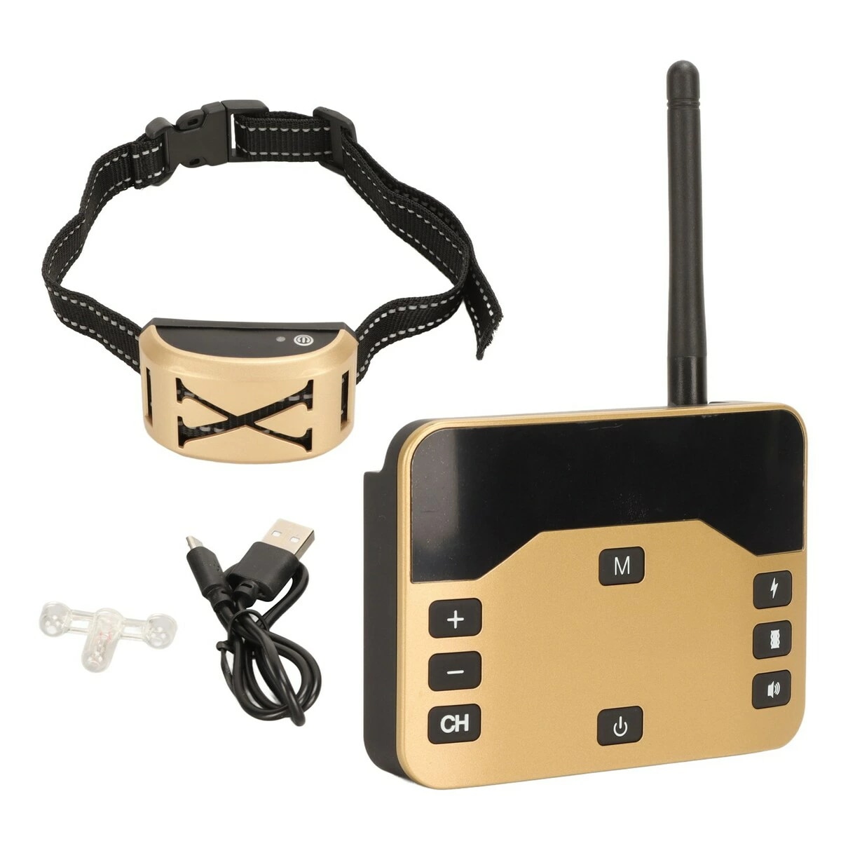 送料無料　犬 無駄吠え防止 首輪 リモコン 吠え防止グッズ 電子ワイヤーレスペットフェンス 犬訓練しつけ首輪 リモート遠隔訓練首輪 usb充電式 リモコンタイプ 安全＆有効 噛み癖 無駄吠え改善 IP 8,818円