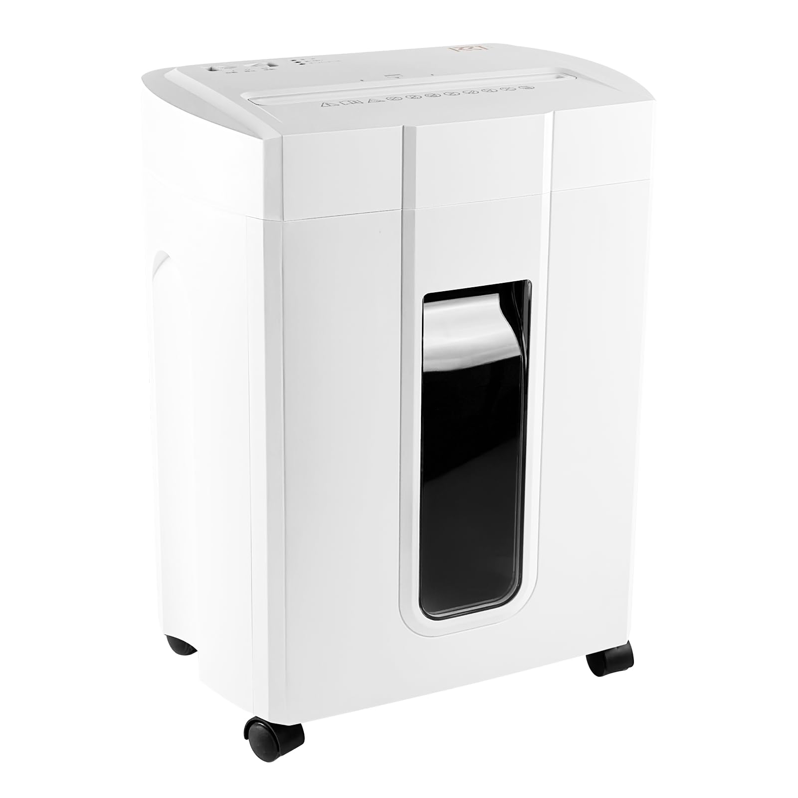 シュレッダー 電動 業務用 家庭用 15枚同時細断 コンパクト マイクロカット4x38mm細密クロスカット カード類/ホッチキス針/クリップ対応可 18L大容量 収容165枚