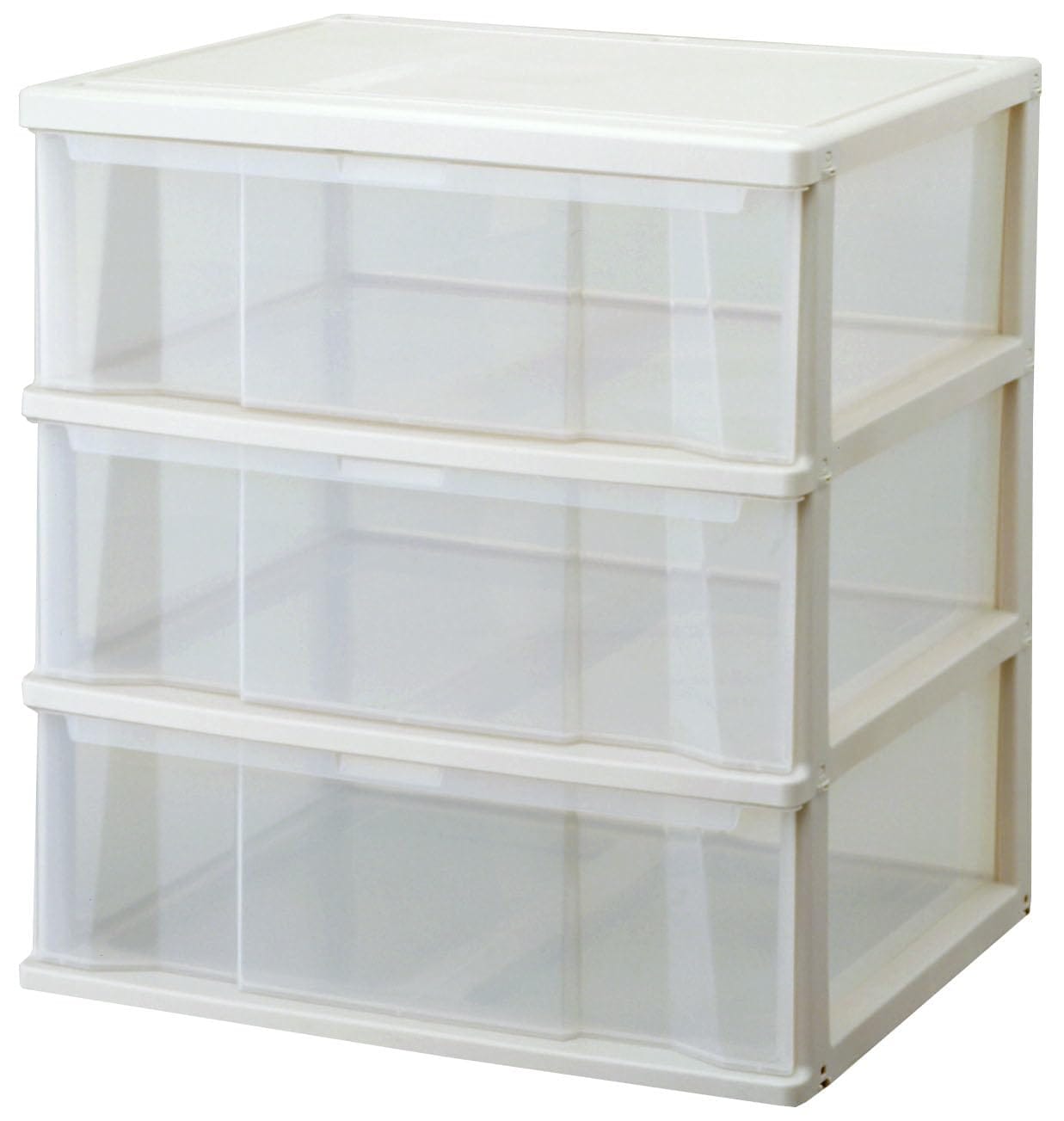 全国送料無料！！ 天馬(Tenma) 深い引出しでたっぷり入る収納ケース クローゼット用 日本製 完成品 コスパ 3段 機能面もばっちりな衣装ケース 【完成品】【幅63×奥行53×高さ69cm】