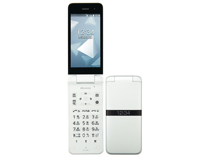 「新品」SIMフリー DIGNO ケータイ KY-42C ホワイト 京セラ 折りたたみ 3.4インチ 本体