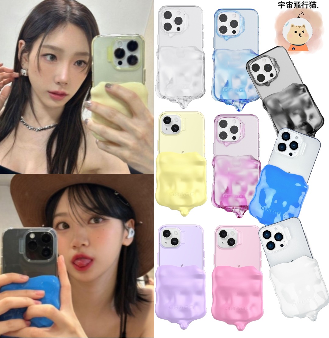 【LE SSERAFIMチェウォン,少女時代テヨンなど韓国多数アイドル着用】iPhone 15シリーズ,レイヤーズスマホケース_14色,Double Layers Case_14colors