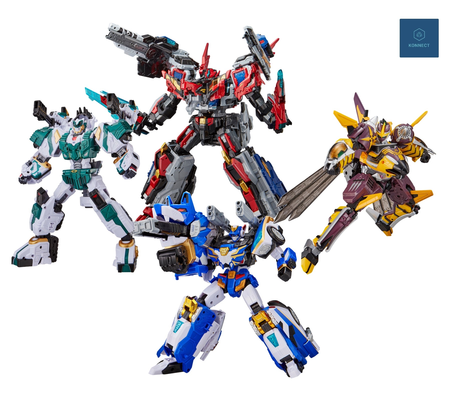 [4SET] ヘビーアイアンW, タイガン, ファントムホーネット, ブルーコップW (メタルカードボットW)