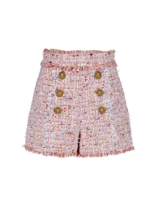 BALMAIN Women Straight Pants HF1PA313XM17 AAA Multicolor