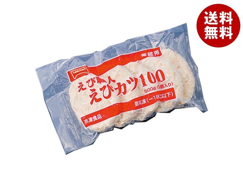 冷凍商品 テーブルマーク えび職人 えびカツ100 500g(5個)×6袋入