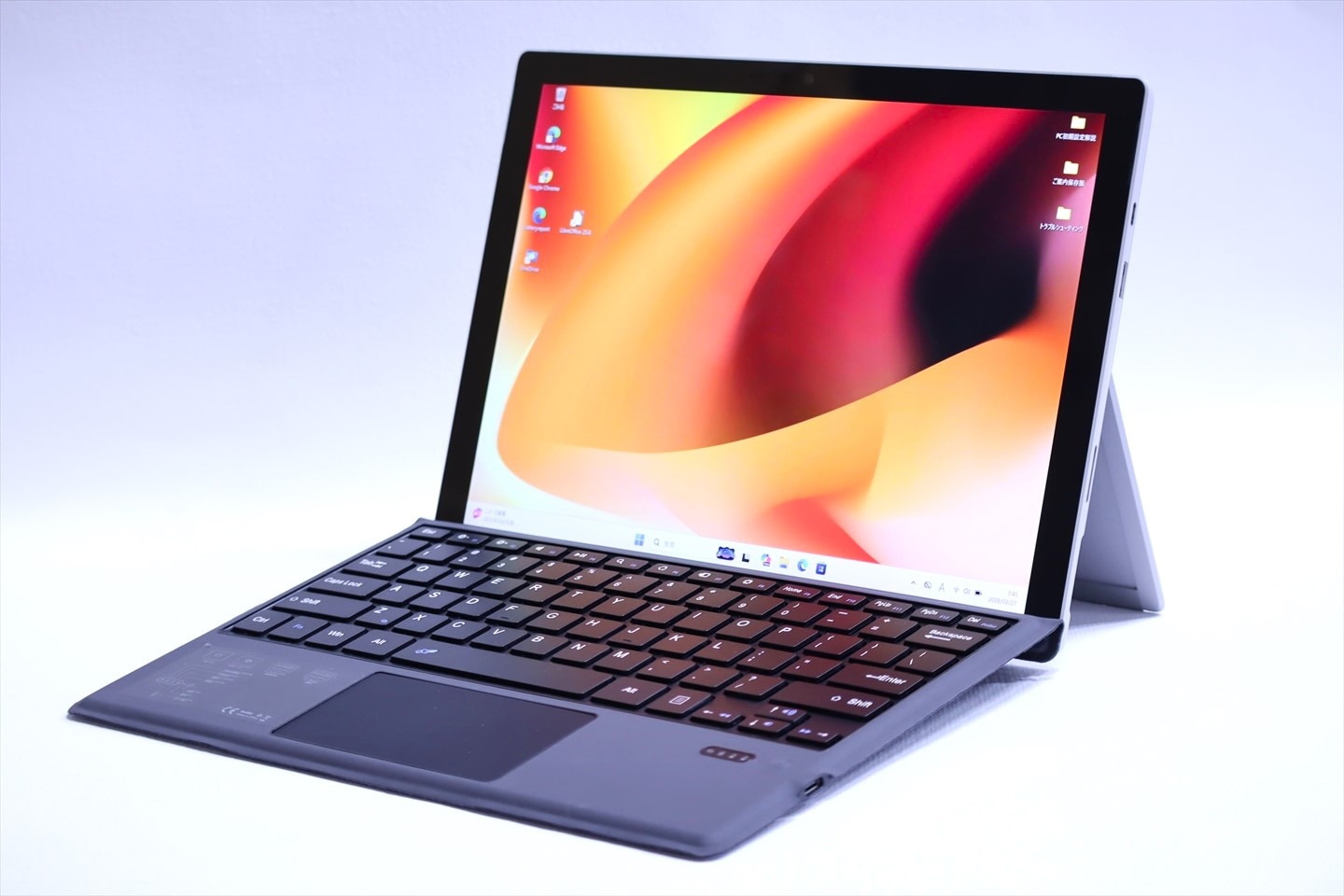 即配 良品 バッテリー良 軽量2in1タブレット 11世代Corei5 Surface Pro7+ i5-1135G7 8G 256G 12.3タッチ WiFi6 キーボード追加可 AAA評価