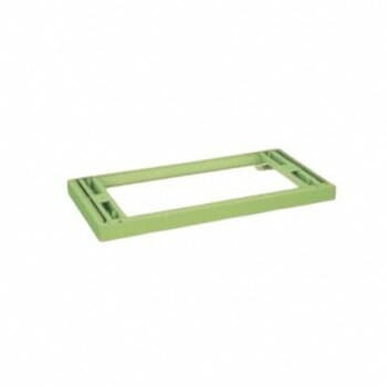 サカエ 工具管理ユニットSK用アジャスターベース 900x450x60mm グリーン SK-BBN