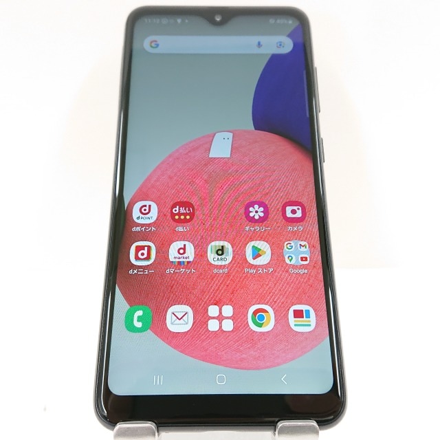Galaxy A22 5G SC-56B ドコモ ブラック 送料無料 本体 c08678 【中古】