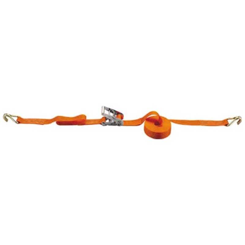 トラスコ中山 ベルト荷締機 50mm幅 800kg Jフックタイプ GV50800