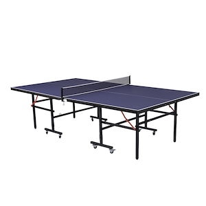 【期間限定】卓球台 国際規格サイズ セパレート式 移動キャスター付 専用ネット付 ラケット付 ピンポン球付 折りたたみ 自主練