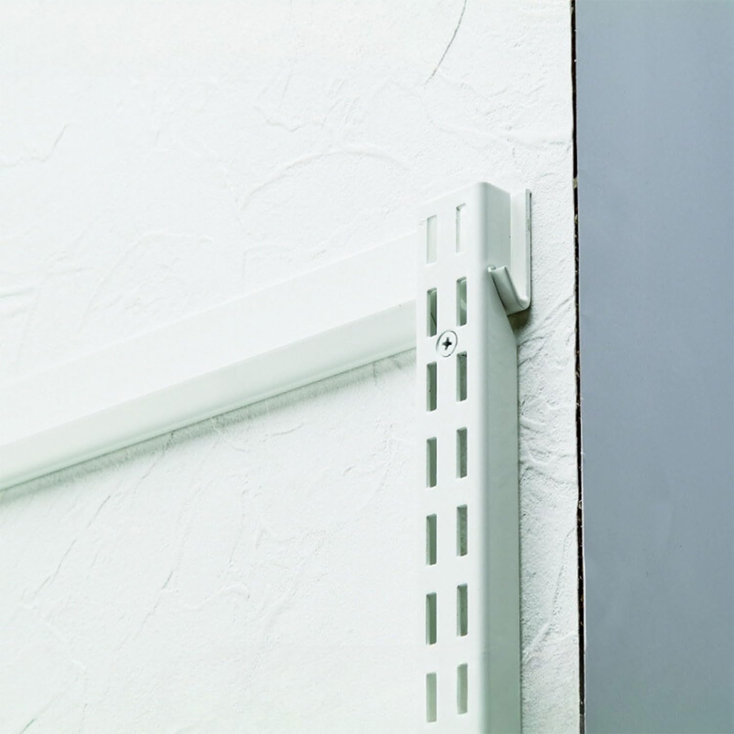 Fitrack(フィットラック) 収納ベースパーツ FKレール ホワイト 幅76.5(幅75用) おしゃれ シ