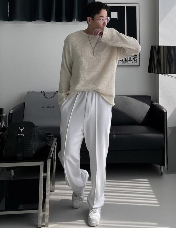 マッスルフィット ストレート トラックパンツ ズボン