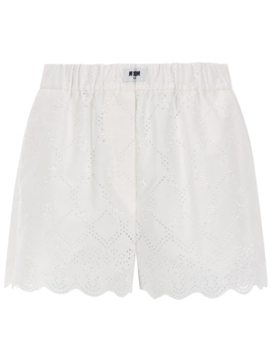 MSGM Women Shorts & Burmudas 4041MDB09 26712202 WHITE
