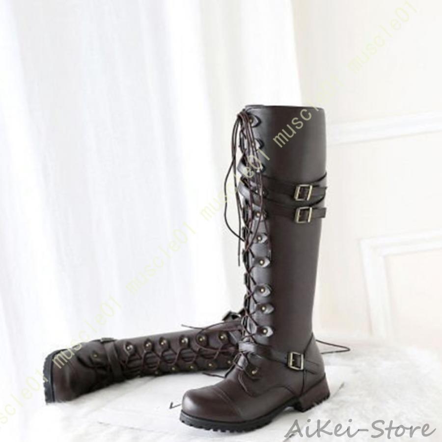 即納セ.ー.ル!ライダースブーツ ロングブーツ ニーハイブーツ ゆったり ブーツ ヒール 履き口 大きい 筒周り ブーツ 靴 レディース 大きいサイズ 疲れない ブーツ 幅広 甲高