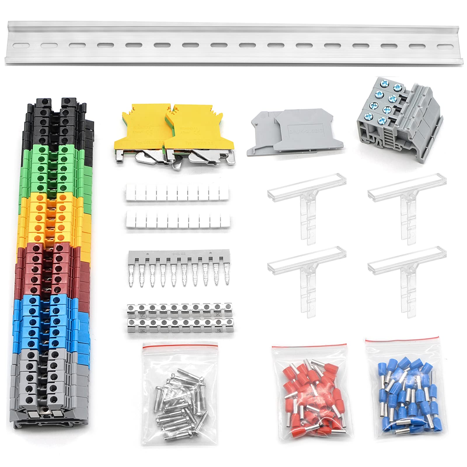 ターミナルブロック レール式電圧端子 レール結合端子台