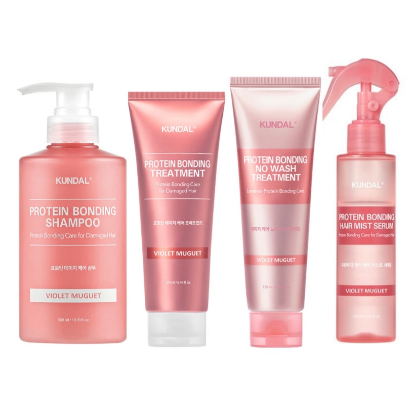 プロテインダメージケアセット (シャンプー500ml + トリートメント250ml + ノーウォッシュトリートメント130ml + ヘアミストセラム 150ml)/韓国コスメ 6,333円