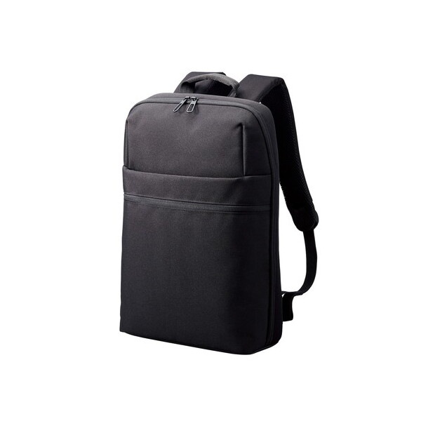 BM-BPTHBK リュック 12L 薄型 撥水加工 15.6インチノートPC 収納可 通勤 通学 ビジネスバッグ ブラック メーカー直送 5,315円