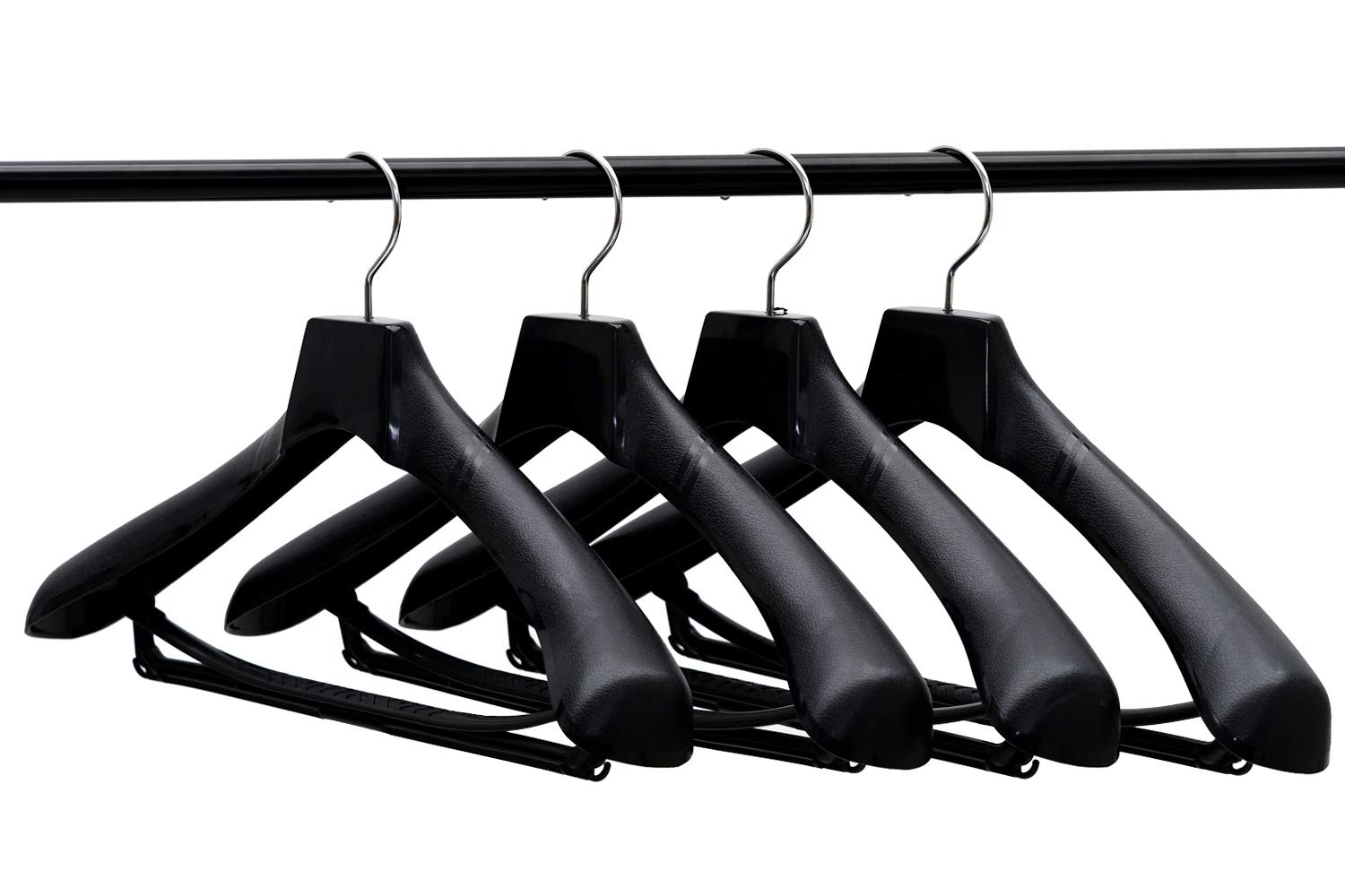 TOKYOHANGER スーツハンガー ジャケットハンガー安心の日本製便利仕様 滑り止め加工 型崩れ防止 高級仕立て 丈夫な作り『NO880 L(幅43.5cm) 4本セット』東京ハンガー