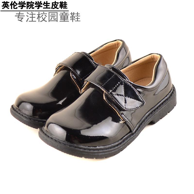 フォーマル シューズ キッズ 子供 白黒革靴 エチケット フォーマル 男の子 制服 靴 学生 英国 パフォーマンスシューズ スクエアトゥ シングルシューズ 卒園式 卒業式 入園式 入学式 結婚式 発表