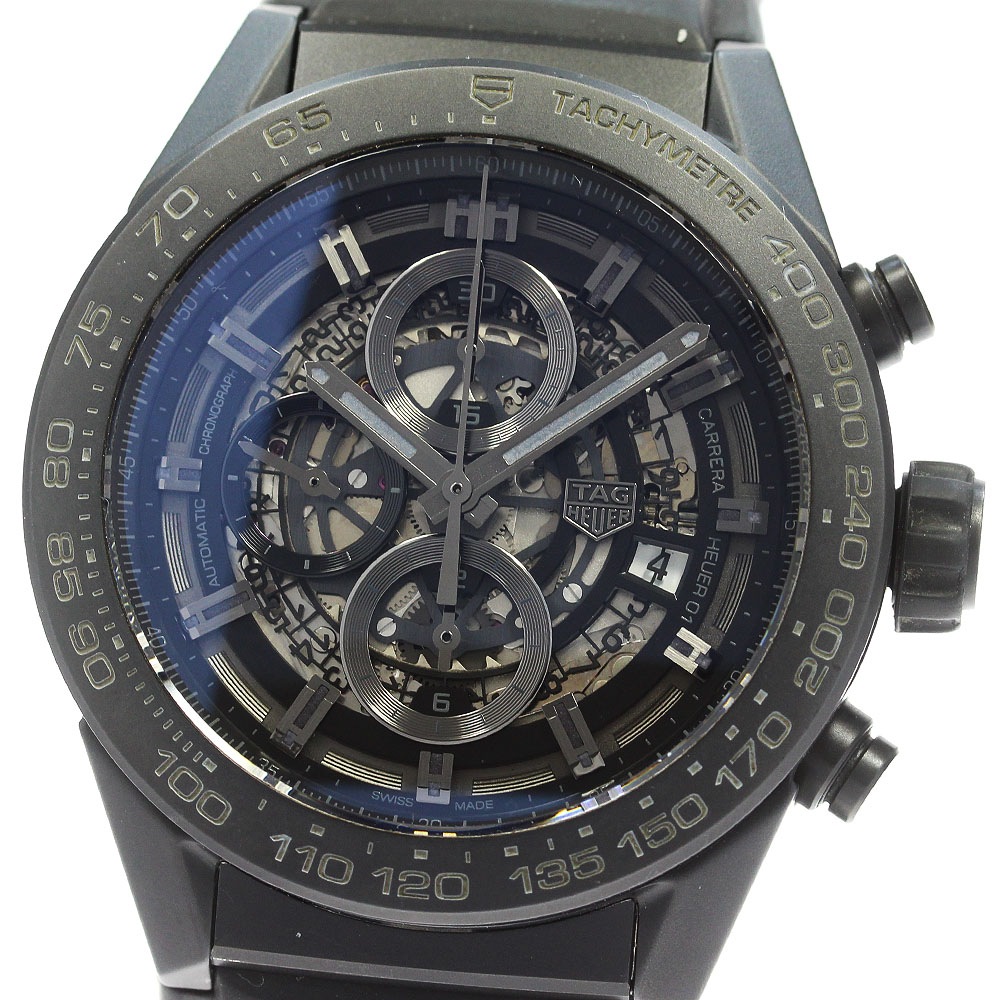 タグホイヤー TAG HEUER CAR2A91 カレラ キャリバー ホイヤー01 クロノグラフ 自動巻き メンズ 保証書付き_846921【中古】 401,900円